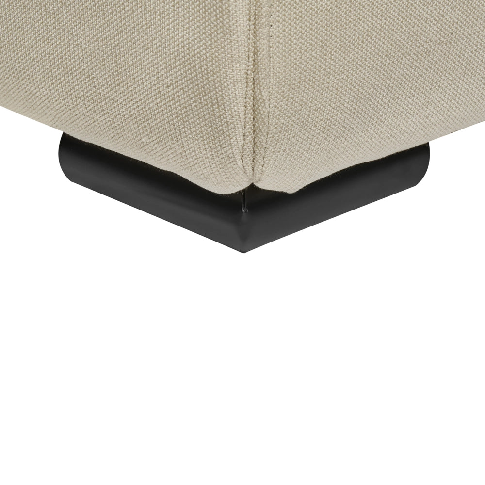 Letto ad acqua in tessuto poliestere Beige Chiaro imbottito 160 x 200 cm EU King Size Design classico tradizionale