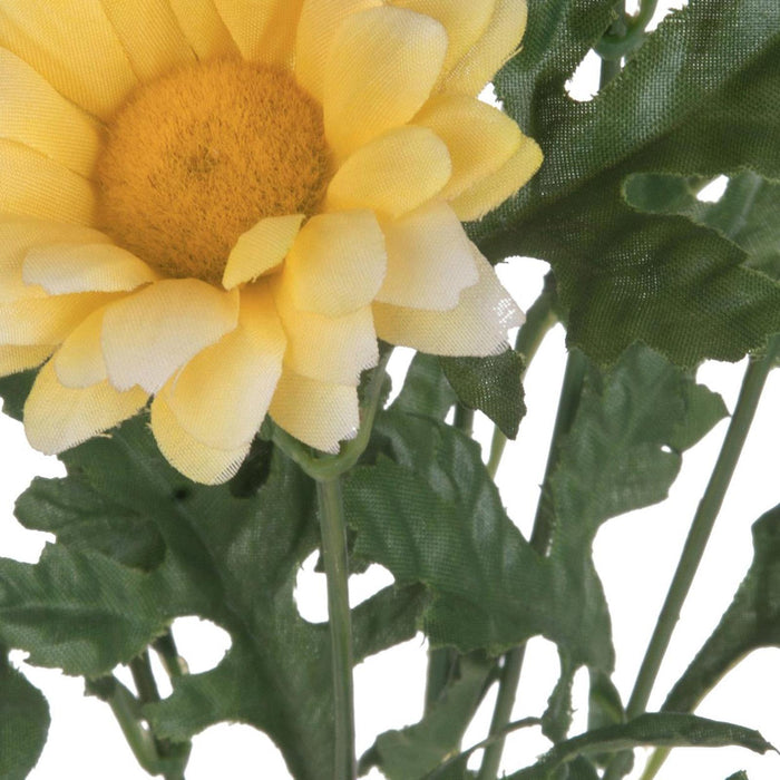 Set 6 Margherite Artificiali Altezza 66 cm Giallo