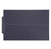 Mat di asciugatura in silicone - Resistente al calore - Antiscivolo - Forma rettangolare - 39 x 25 cm - Facile da pulire - Asciugamano per piatti