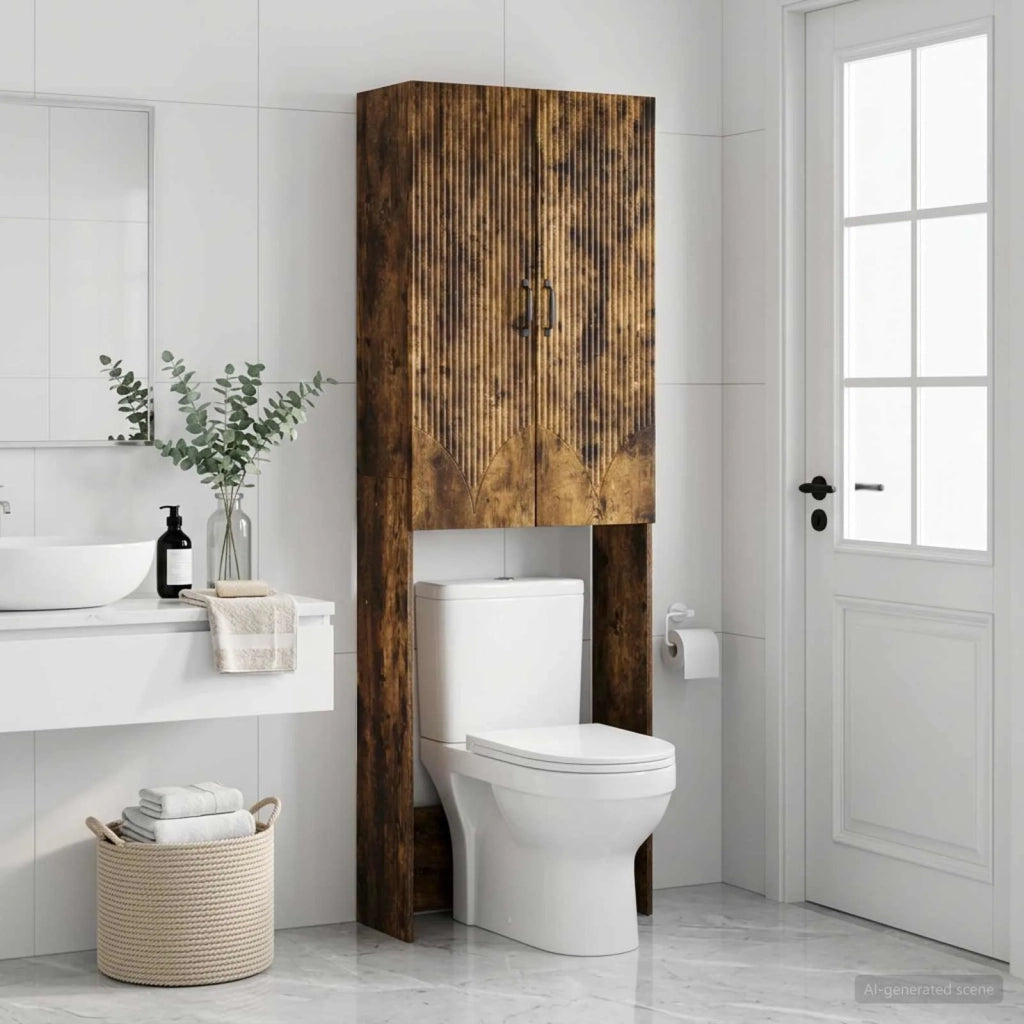 Mobile Bagno HOORN Rovere Fumo 66 x 25,5 x 190 cm 897360