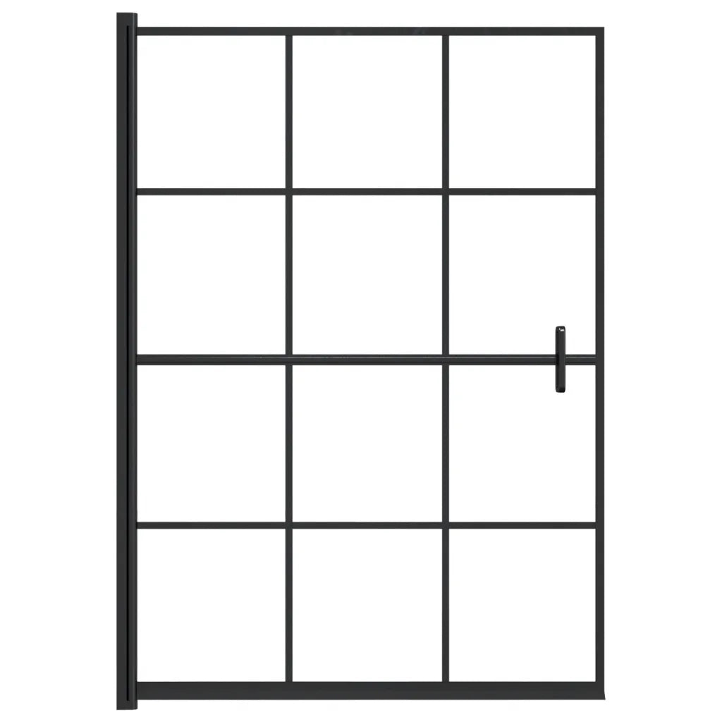 Pannello per Box Doccia in ESG 100x140 cm Nero CFW5121971