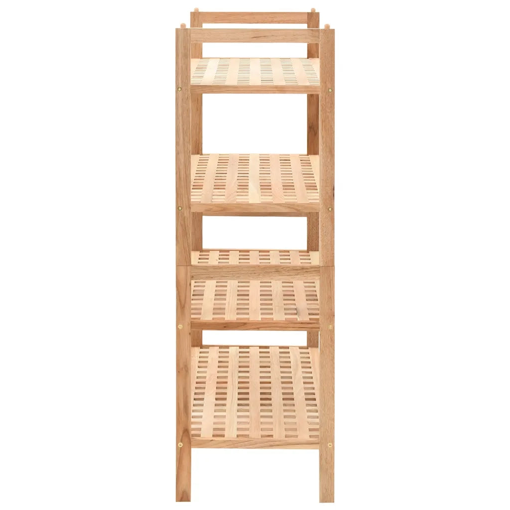 Scarpiera-Scaffale per scarpe in Legno Massello di Noce 69x26x81 cm