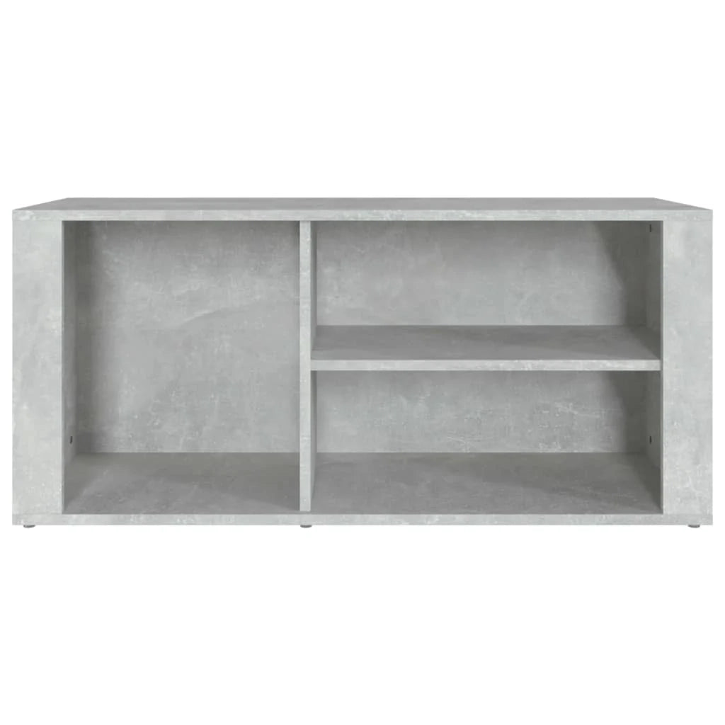Scarpiera mobile contenitore per scarpe mobile per ingresso/corridoio/soggiorno 100 x 35 x 45 cm legno ingegnerizzato grigio 02_0021783