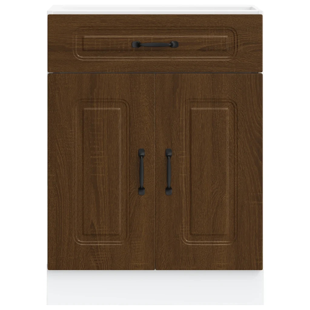 Base da Cucina Kalmar Rovere Marrone in Legno Multistrato 853494