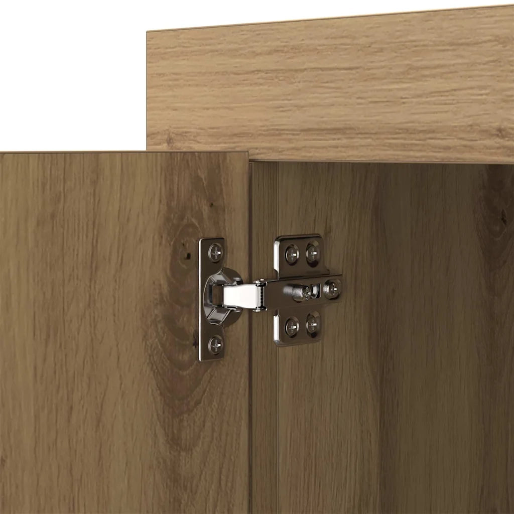 Credenza-Buffet-Armadio da cucina Rovere artigianale 80 x 40 x 75 cm Legno multistrato 345927