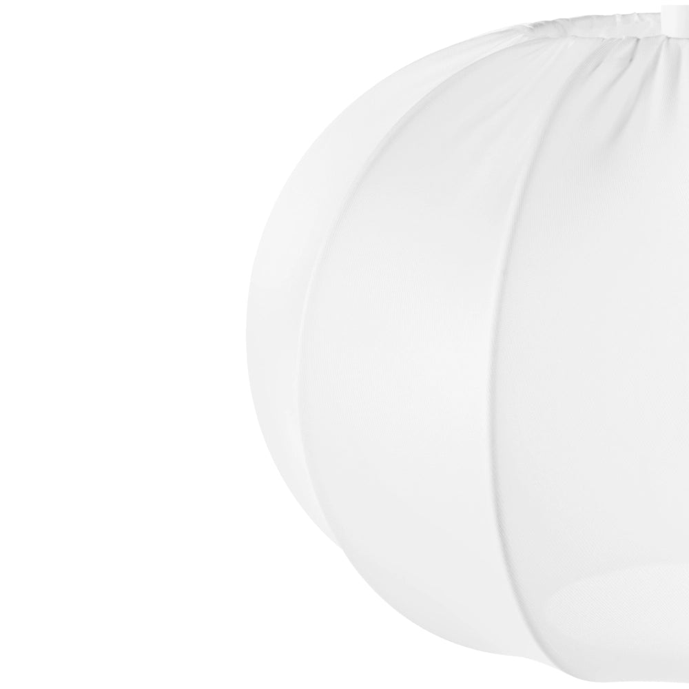 Lampada a sospensione con paralume in nylon bianco Design moderno Luce per il soggiorno
