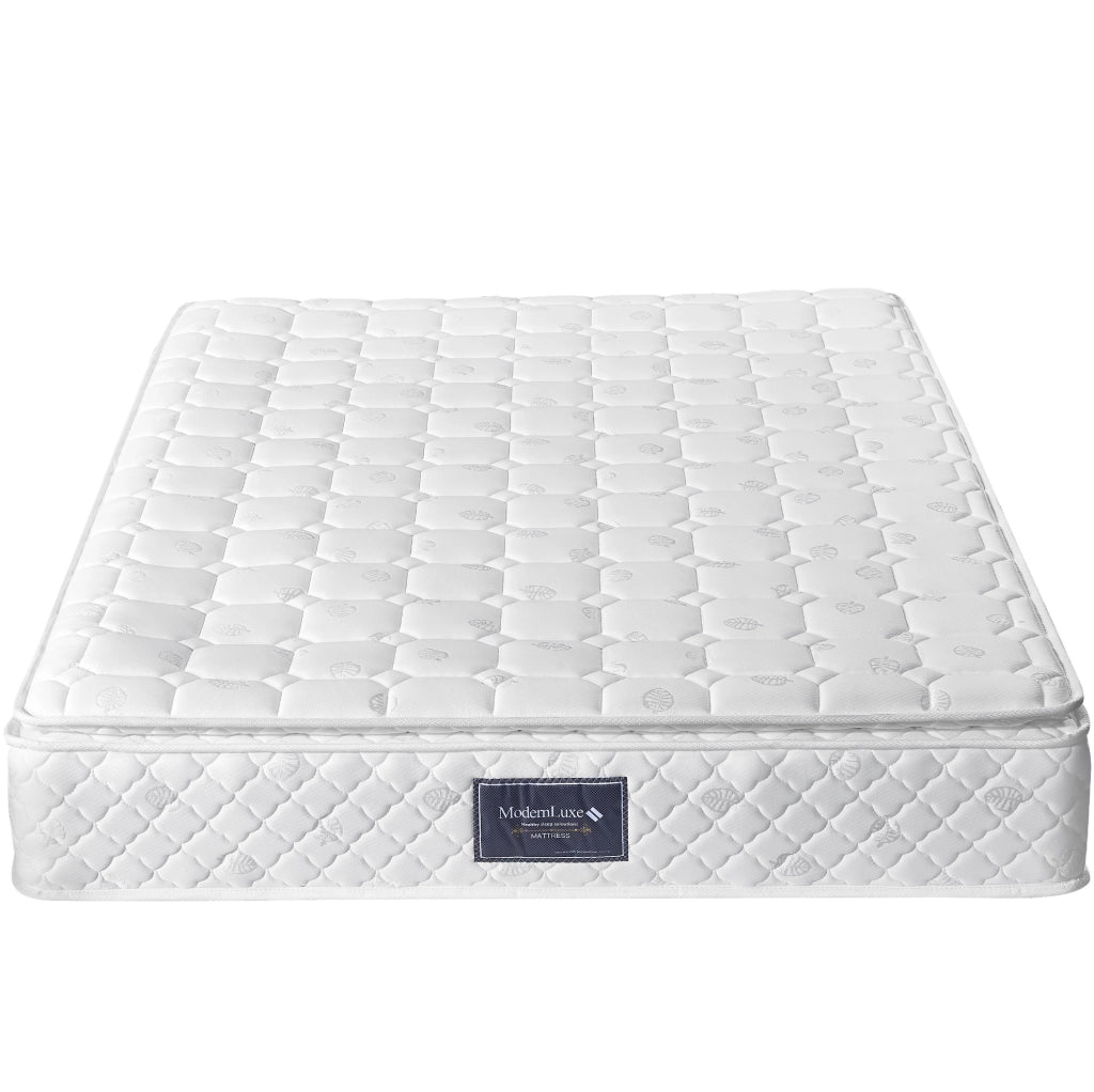 Letto imbottito 140x200 cm con contenitore; LED; USB e Type-C; beige; con materasso