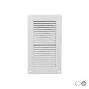 GRIGLIA DA SOVRAPPORRE IN METALLO CON RETE L. 140 X H. 240 MM- Alluminio Argento- FIRST- pezzi 1
