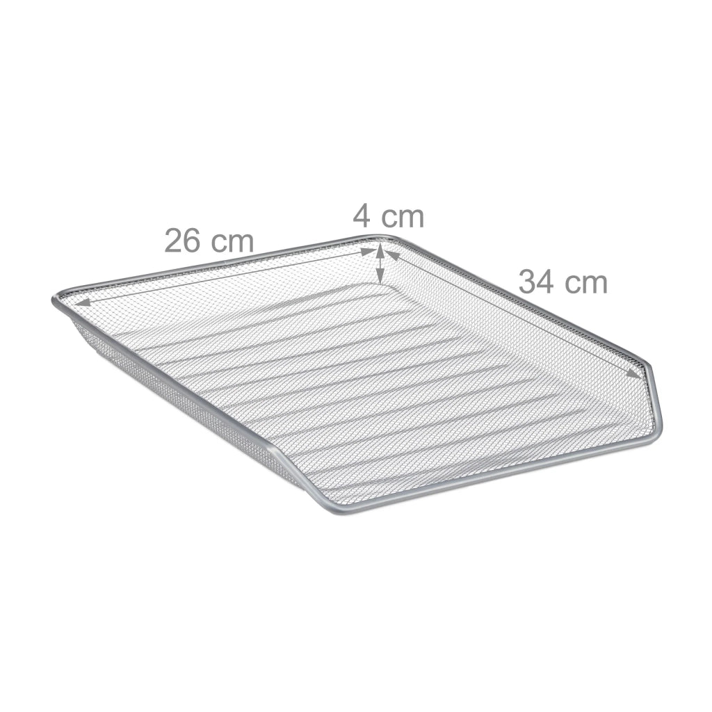 Portadocumenti moderno e pratico per ufficio 27 x 29,5 x 35,5 cm in metallo nero 13_0006794