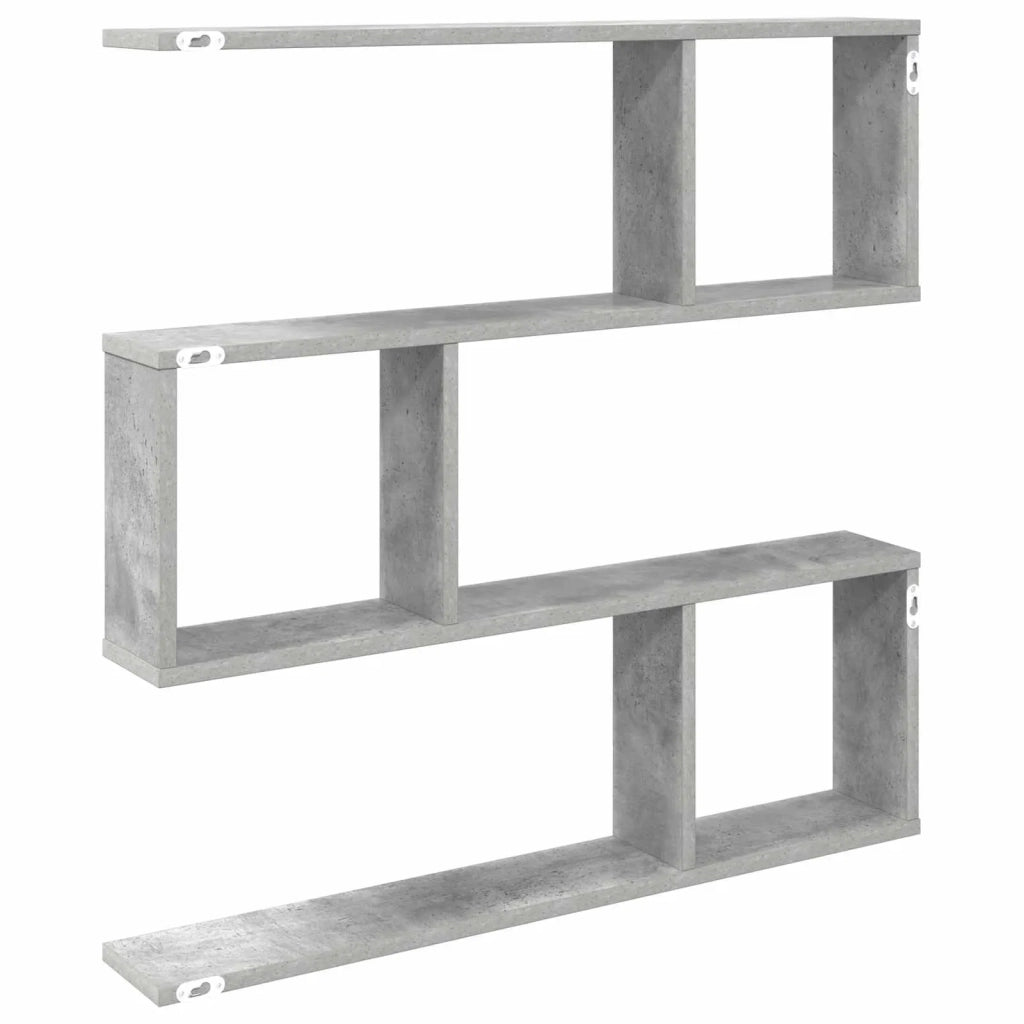 Scaffale da parete Grigio Cemento 80 x 12 x 79,5 cm 8012279
