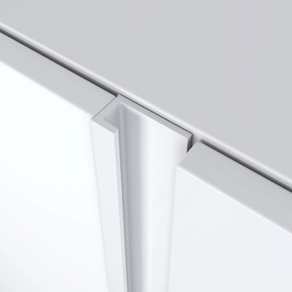 Mobile TV Soggiorno, 315x50x35 cm, Per TV fino a 80", Camino elettrico XXL, Bianco e Rovere soft
