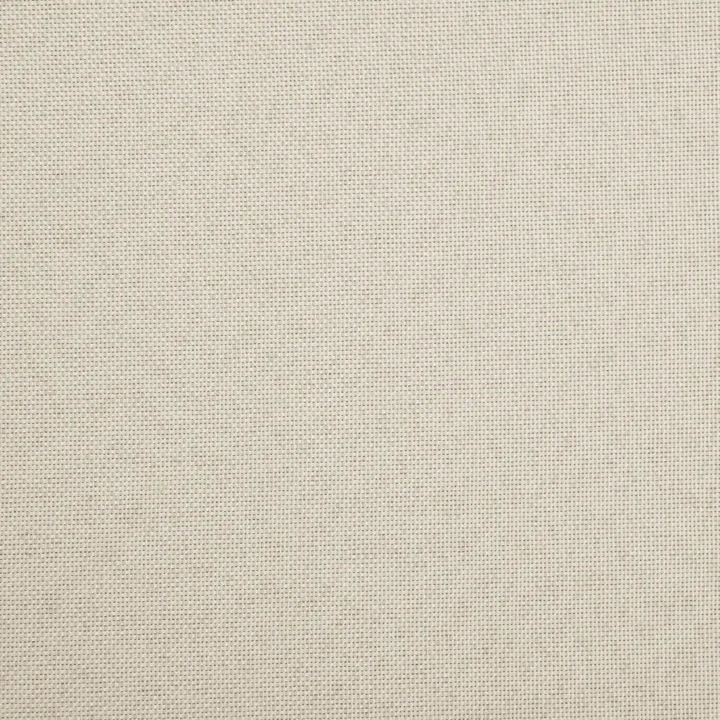 Sgabello con Contenitore Pieghevole Bianco Crema in Simil Lino 338764