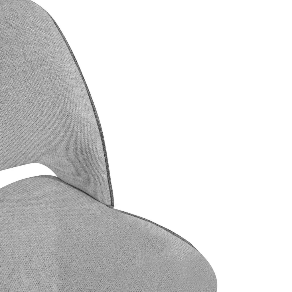 Staffolo, set di Sedie 8 Sedie, Grigio Chiaro