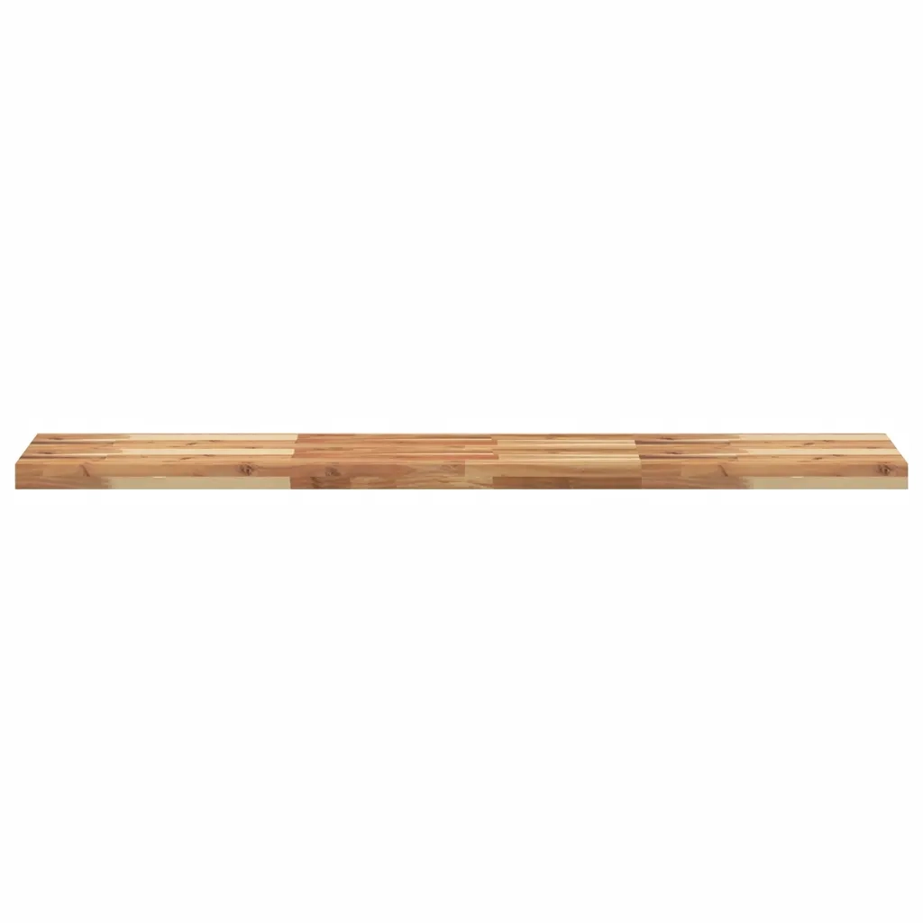 Mensole da Parete 4 pz 140x30x4 cm Legno Acacia Rifinito a Olio 3279626