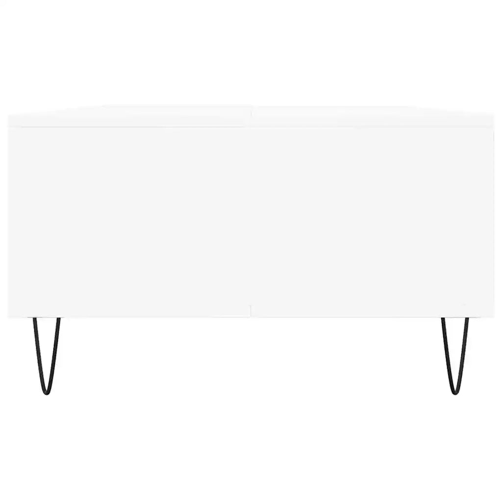 Tavolino da Salotto Bianco 104x60x35 cm in Legno Multistrato