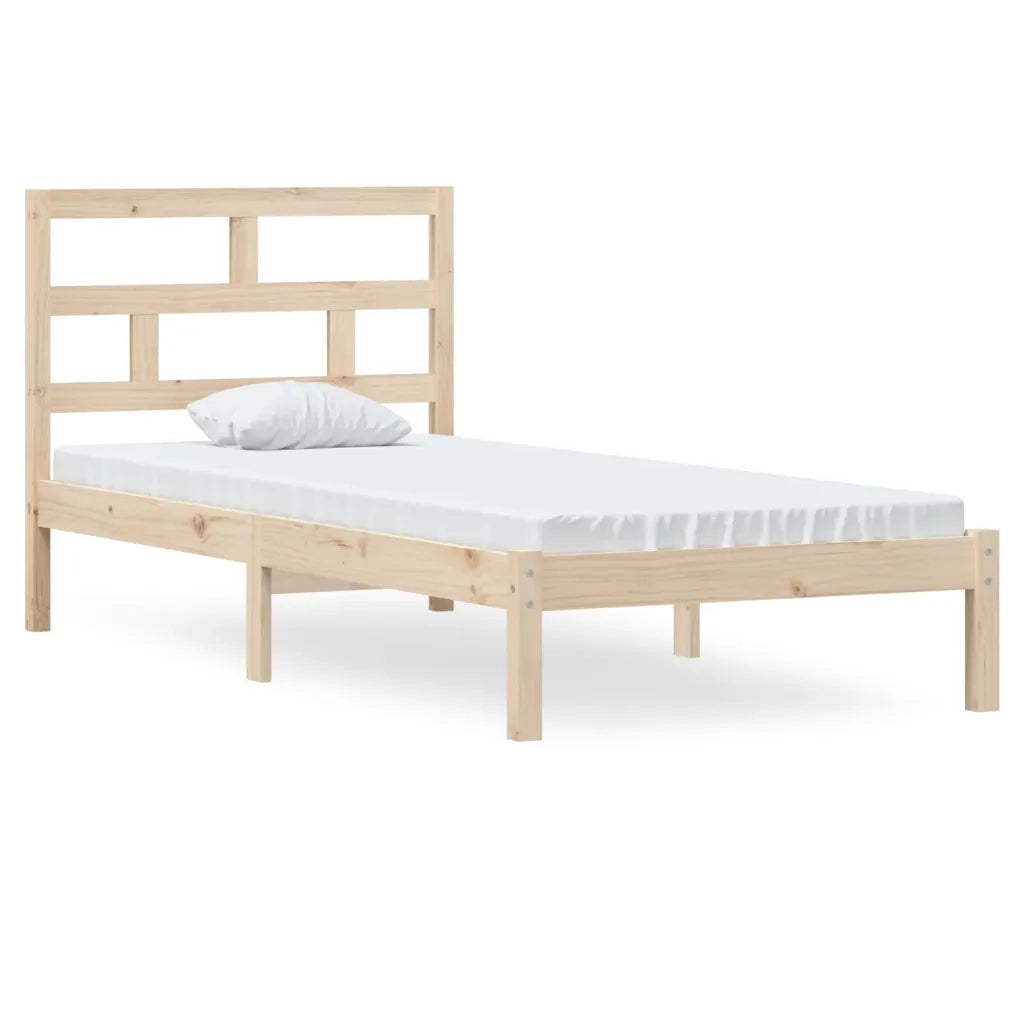 Giroletto-Struttura Letto in Legno Massello di Pino 90x200 cm 173578