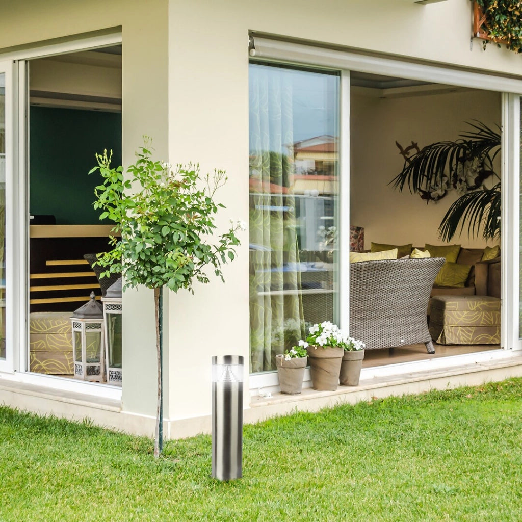 Paletto da giardino LED 7W Lisbon inox IP54 Rabalux
