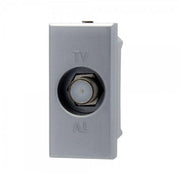 Trade Shop - Presa Tv Sat Satellitare A Vite Silver Compatibile Bticino Axolute -