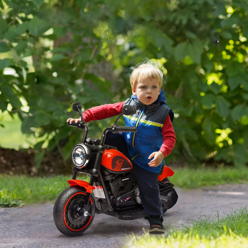 Moto Elettrica per Bambini con Luci LED ¨C zephmum ¨C 6V, Rosso