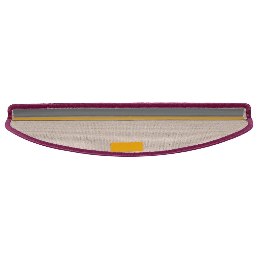 Tappetini per scale 15 pz 65x21x4 cm rosa semicircolari grandi 322381