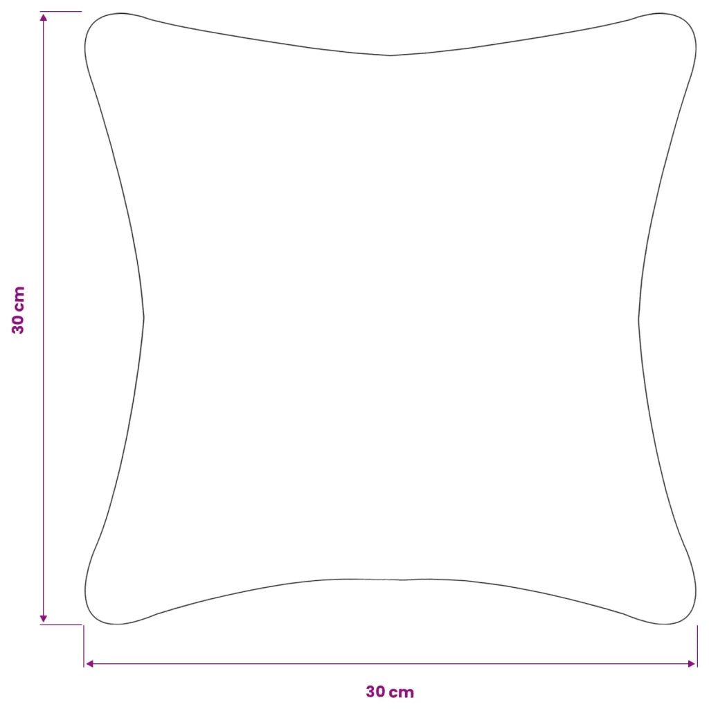 Federa 6 pcs HEERLEN Verde Scuro 30 x 30 cm Bouclé 907560