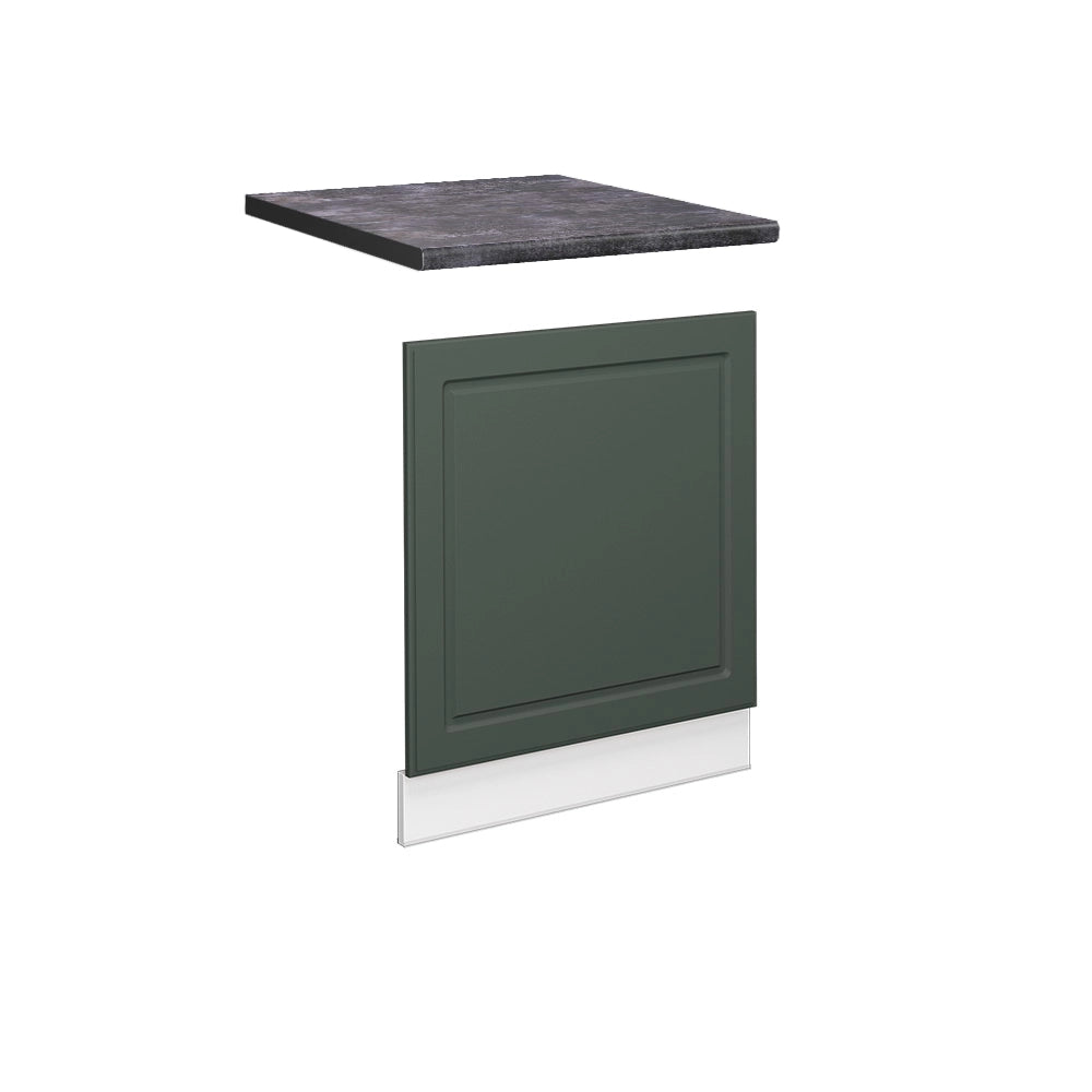 Pannello frontale Fame-Line Verde-oro rustico/Bianco 60 cm, PL Antracite Vicco