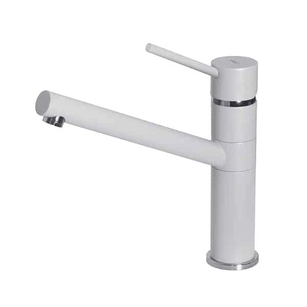 Rubinetto Miscelatore Cucina Elleci Sava Granitek Bianco MGKSAV68