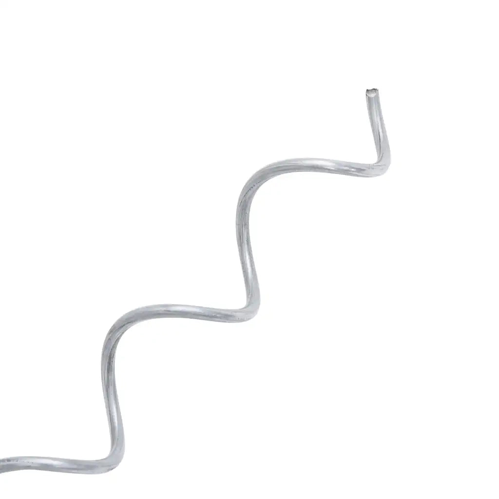 Spirali per Gabbioni 24 pz in Acciaio Zincato 100 cm 145627