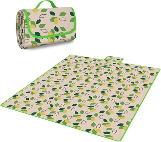 Tela di Picketnick XL acqua resistente 200x200 cm - Coperto di sabbia pieghevole per campeggio e famiglia
