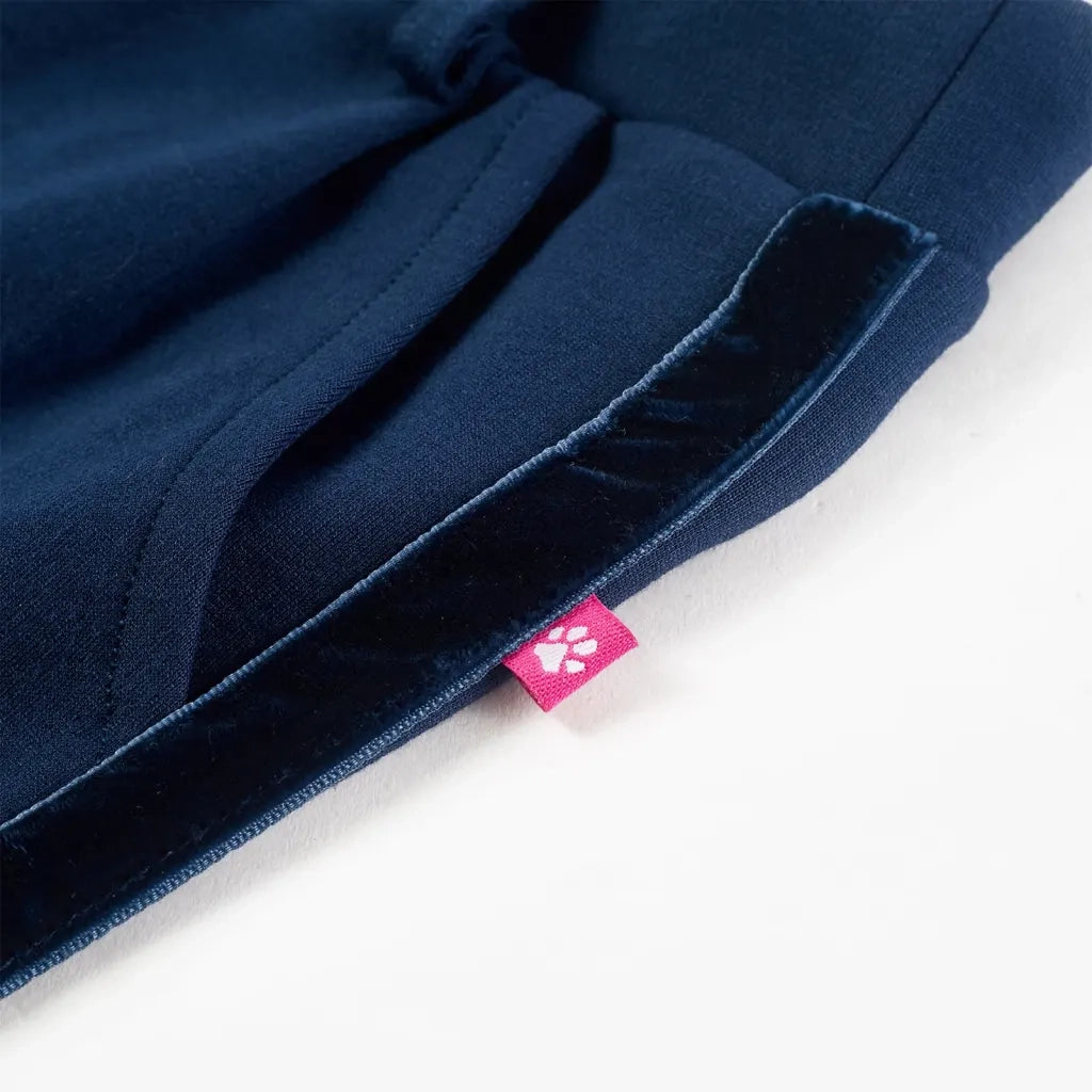 Pantaloni per Bambini con Finiture Nere Blu Marino 140 CFW8839908