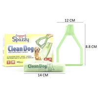 Domopak spazzy clan dog 1 pinza e 20 sacchetti per il tuo cane