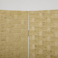 EasyComfort Paravento Separé da Interno a 4 Ante in Legno, Pieghevole e Salvaspazio Altezza 170cm, Marrone