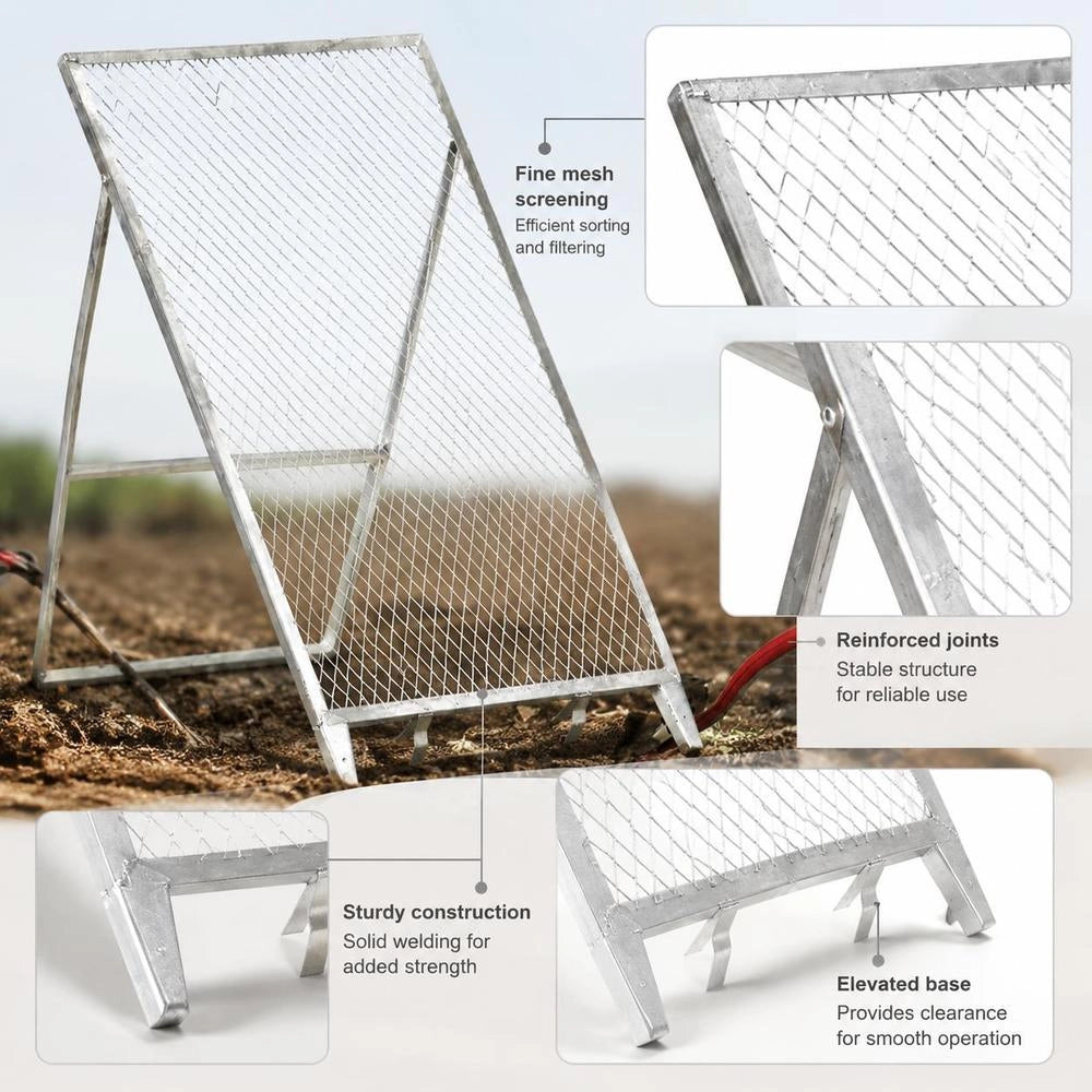 Garden Sieve Made Of Galvanized Steel