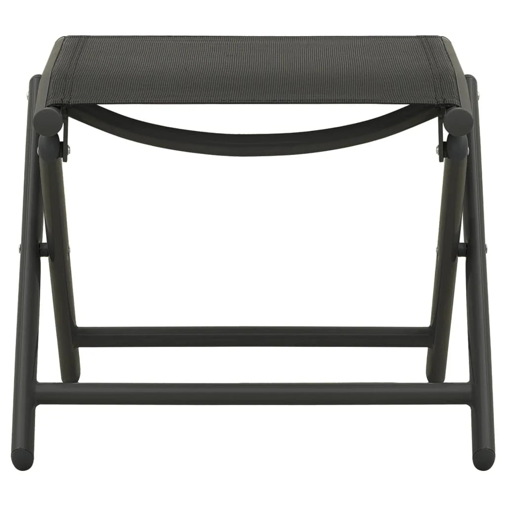 Set di mobili da giardino mobili da esterno set da 3 pezzi textilene e alluminio nero 02_0016066
