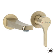 Miscelatore Lavabo Da Incasso Rea Maxim Brush Gold + Box
