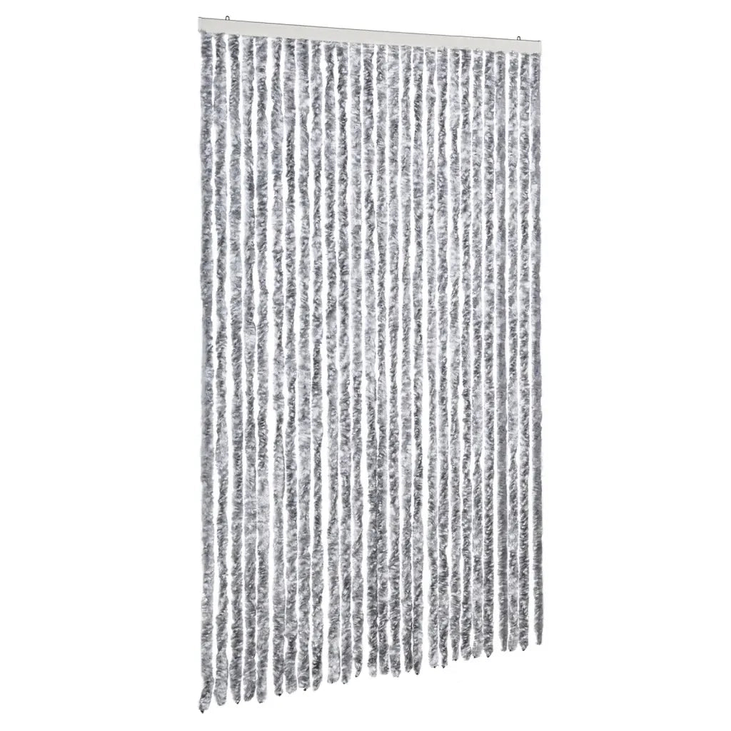 Zanzariera Bianco e Grigio 118x220 cm Ciniglia CFW5542937