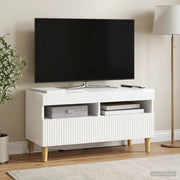 Mobile TV LED Bianco Lucido Legno ingegnerizzato 896779