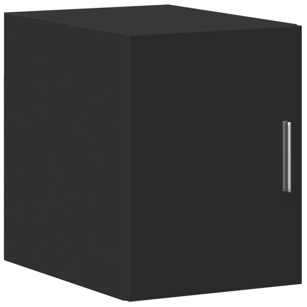 Mobile a Parete Nero 30x42,5x40 cm in Legno Multistrato