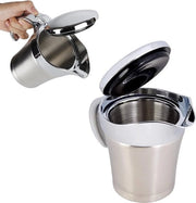 Thermosauzen in acciaio inossidabile, termosauce doppia isolata con coperchio, sauspan, sauskop, sauskop, pentola da cucina, salsa di crema, sauskom, doppio strato - ristoranti, diner (500 ml A)