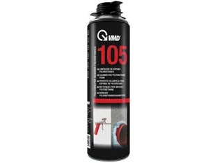 PULITORE PER SCHIUMA POLIURETANICA SPRAY ML.500 105- - ml.500 in bomboletta spray - 12 pezzi VMD
