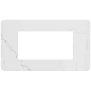 Placca Bticino MatixGO Effects 4 moduli Carrara effetto marmo JA4804EM