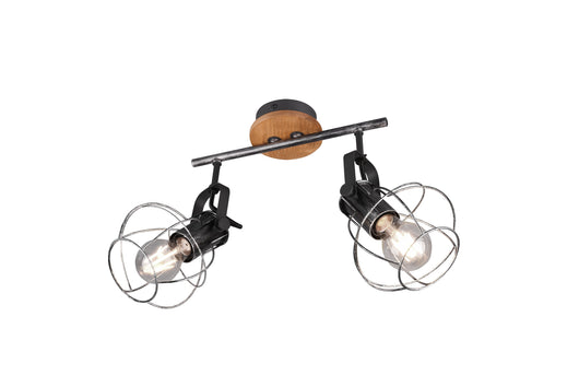 Faretto da Interno  E27 in Metallo Argento Anticato