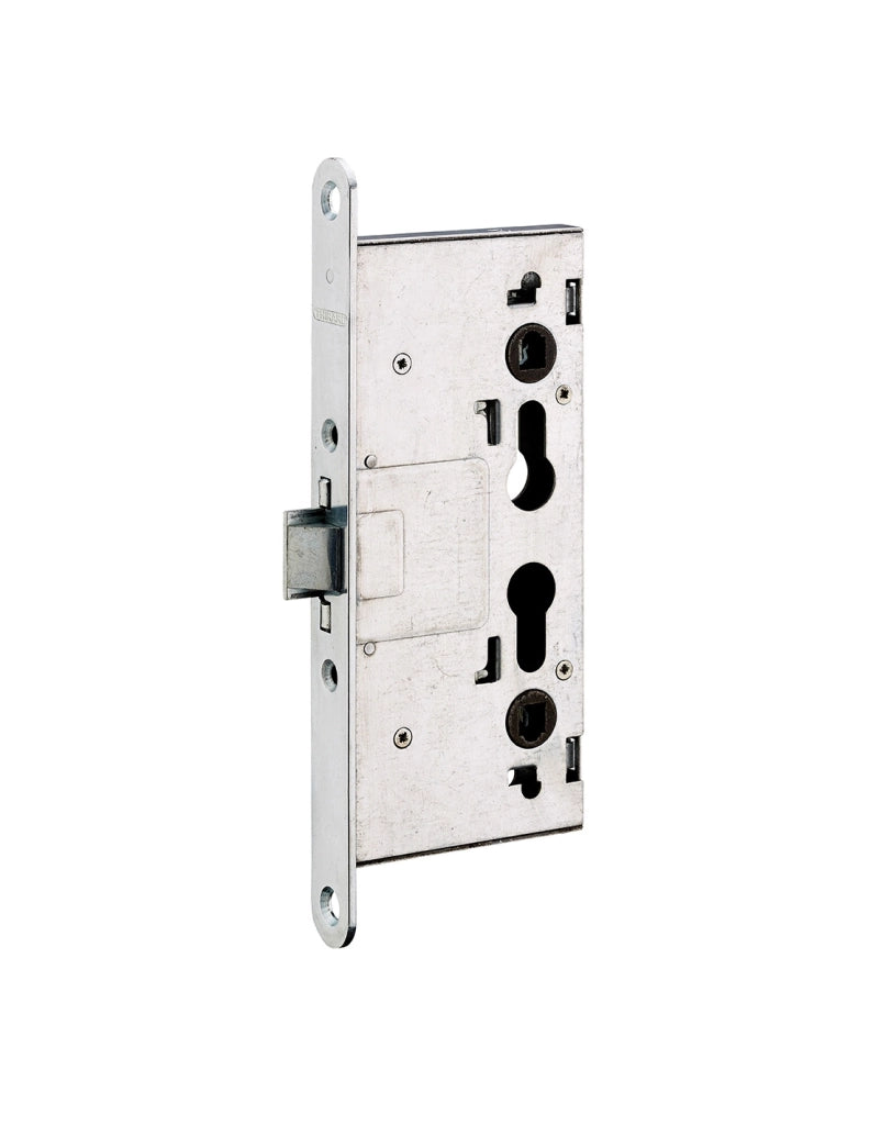 Serratura antipanico a cilindro per porta tagliafuoco, asse 65 mm, industriale, estremità tonde - THIRARD