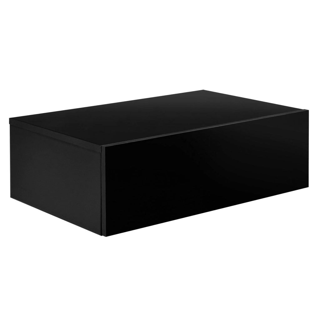 2 comodini/mensole da parete per camera da letto con 2 cassetti 46 cm laccati neri 03_0000013