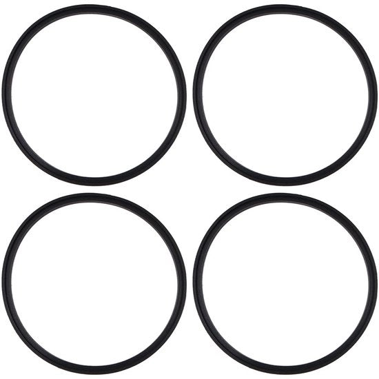 Set di Afdichtimenti di 4 pezzi - Sostituzione per Byron - Afdichtimenti in Gomma Silicone - Idrorepellenti - BPA Libero - Resistenti all'Usura - Afdichtimenti per Coperchi