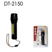 Trade Shop - Torcia Led Ricaricabile Usb Cree T6 Luce Regolabile Campeggio Escursioni Dt-2150 -