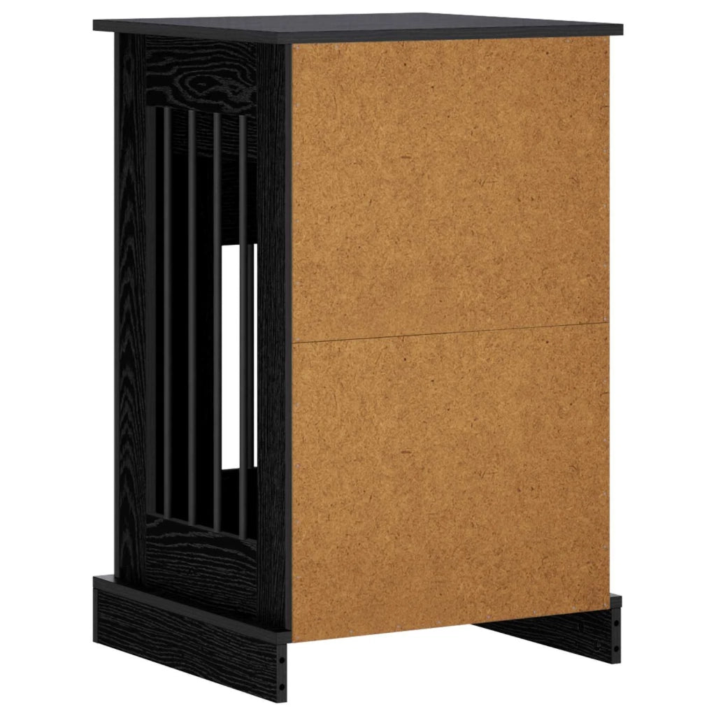 Mobile da cassa per cani Rovere Nero 50 x 47,5 x 80 cm 8014779