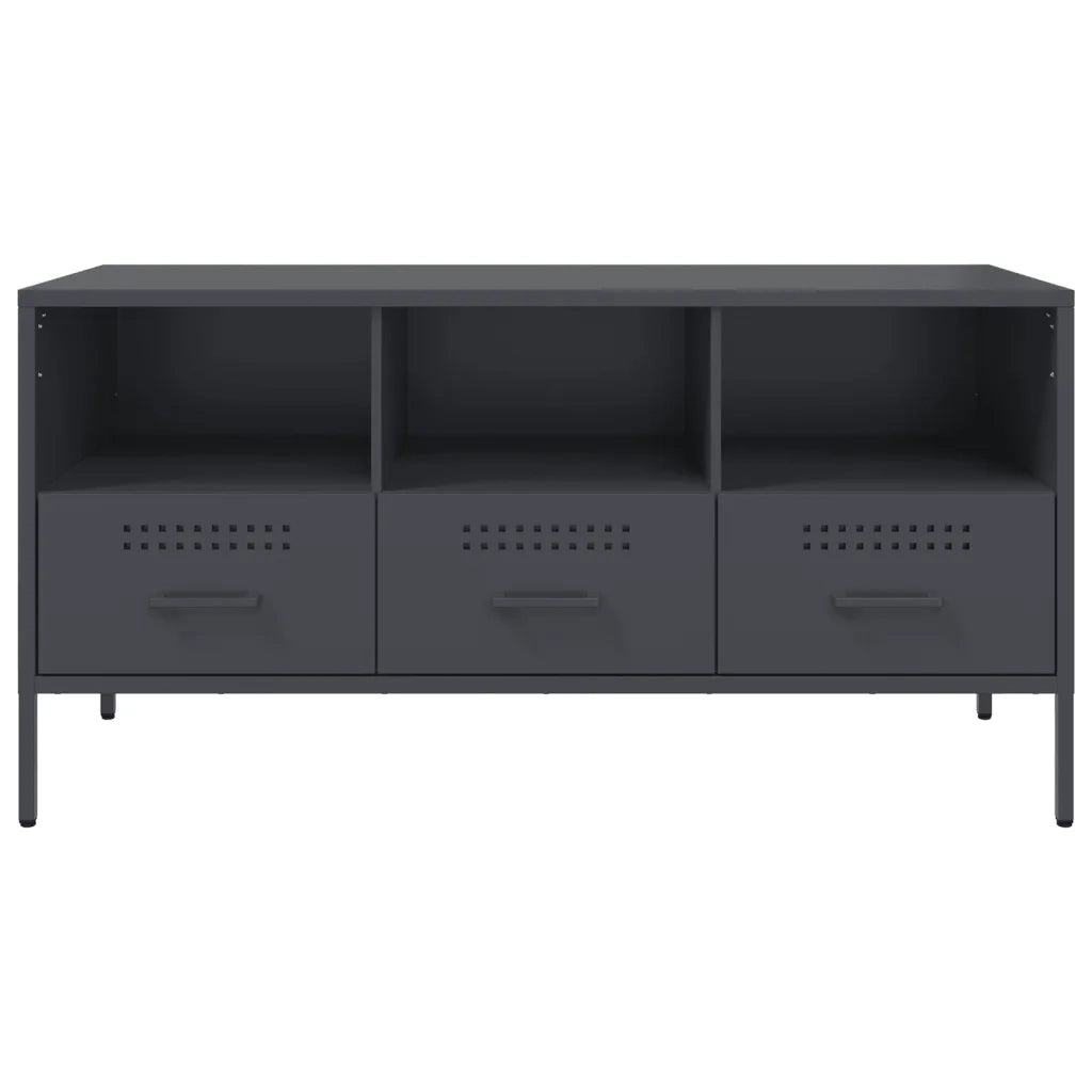 Mobile TV Antracite 100,5x39x50,5 cm in Acciaio 843038