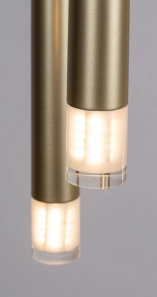 Lampadario moderno tondo oro Ø36cm 5xG9 Rabalux Ramira