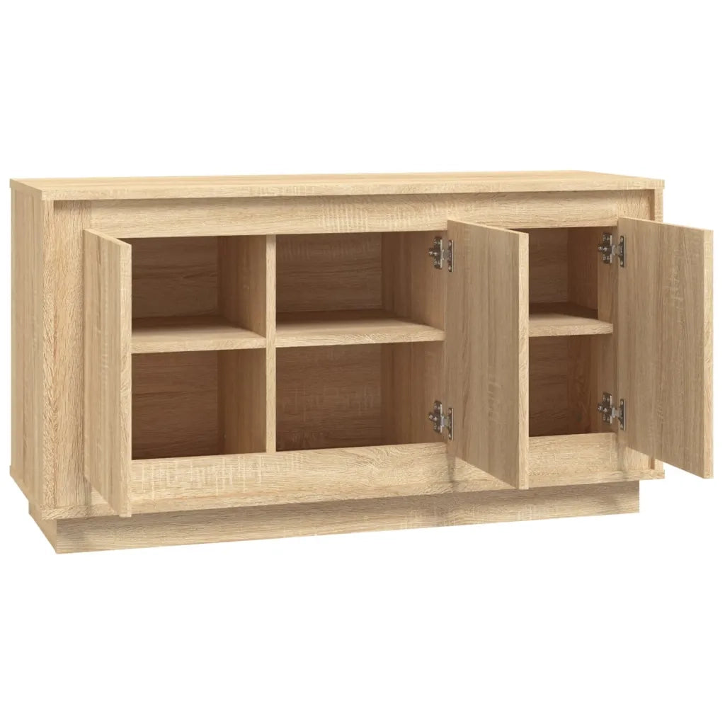 Credenza | Madia | Buffet da pranzo | Armadio da pranzo Rovere Sonoma 102x35x55 cm in Legno Multistrato
